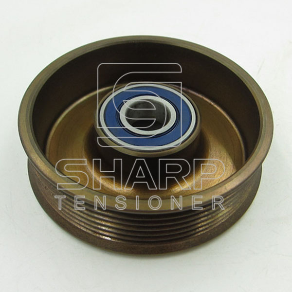 FORD 1077689  1004475 96MF6A228AC 96MF6A228AD Tensioner Pulley, v-ribbed belt