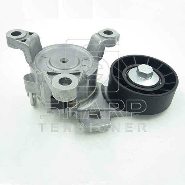 PEUGEOT 9663566180 Belt Tensioner, v-ribbed belt
