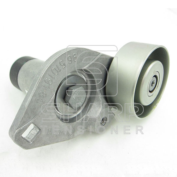RENAULT  9635966680 Belt Tensioner, v-ribbed belt