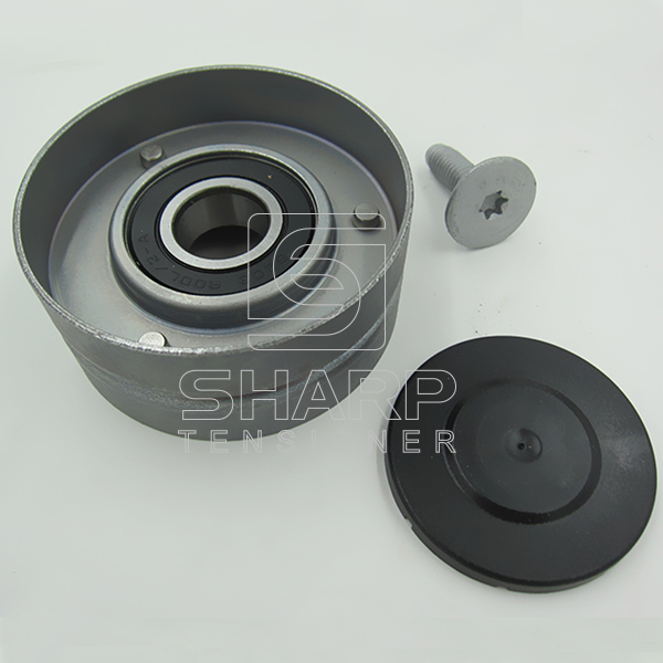 F718202040020 Fendt Tractor Tensioner Pulley, v-ribbed belt