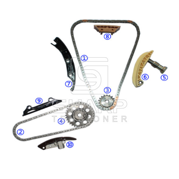 VOLKSWAGEN 066109570 021109569 Timing Chain Kit