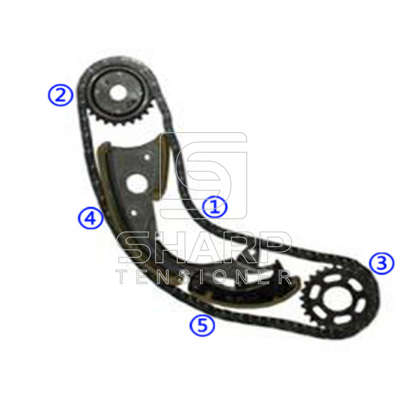 VOLKSWAGEN 06E109465 06E109507D Timing Chain Kit