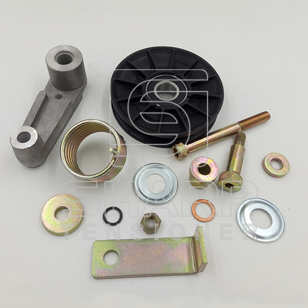Blower Fan Tensioner Pulley Kit V-Belt fits For Bobcat AK-6702474