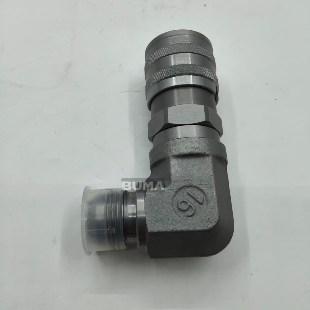 7246781 90 Degree Flat Faced Female Coupler For Bobcat